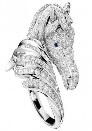 PÉgase, the horse ring diamonds pÉgase bracelet, jbt00410m