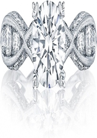 Ronaldo diamond criss cross channel set pave diamond engagement women' ring