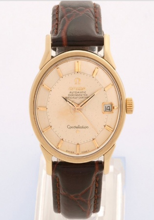 Omega constellation pie pan automatic cal.561 gold capped