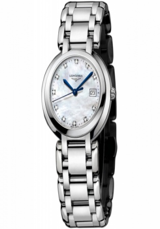 Ladies longines l8.112.4.87.6 primaluna quartz 30mm watch