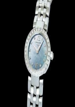 Longines dolcevita quartz watch diamond set stainless steel l5.175.4.16.6