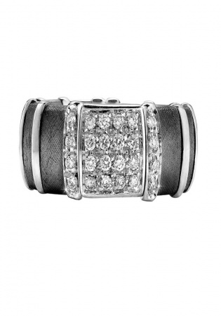 Henderson collection 18k black gold ring brgh0130-18