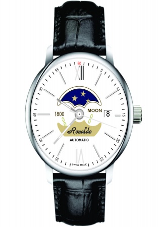 Ronaldo moonphase 250 handmade dial 1800 automatic watch