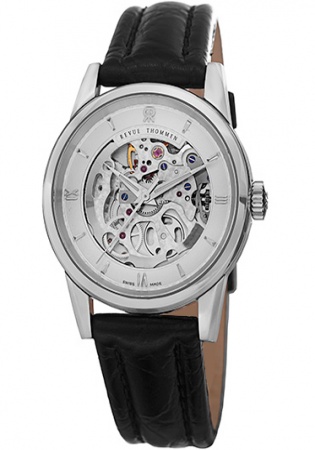 Revue thommen skeleton silver open dial automatic