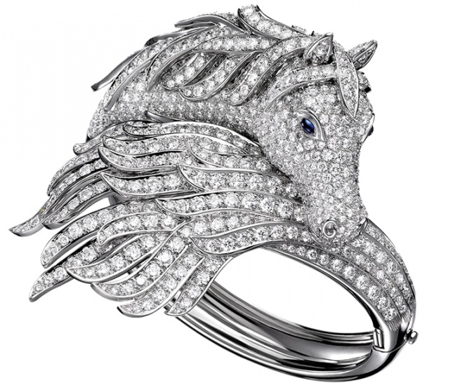 PÉgase, the horse ring diamonds pÉgase bracelet, jbt00410m H0