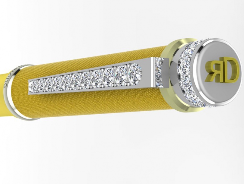 Ronaldo diamond 4.5 carat 18k solid gold limited edition 100 fountain pen H3