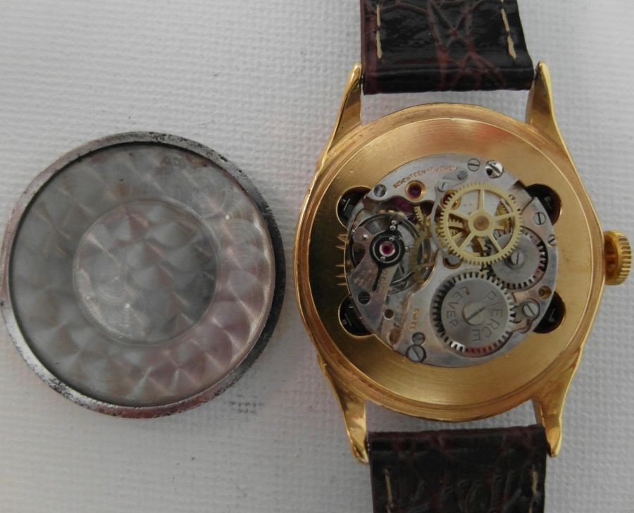 Pierce full triple calendar moonphase vintage watch manual winding H1