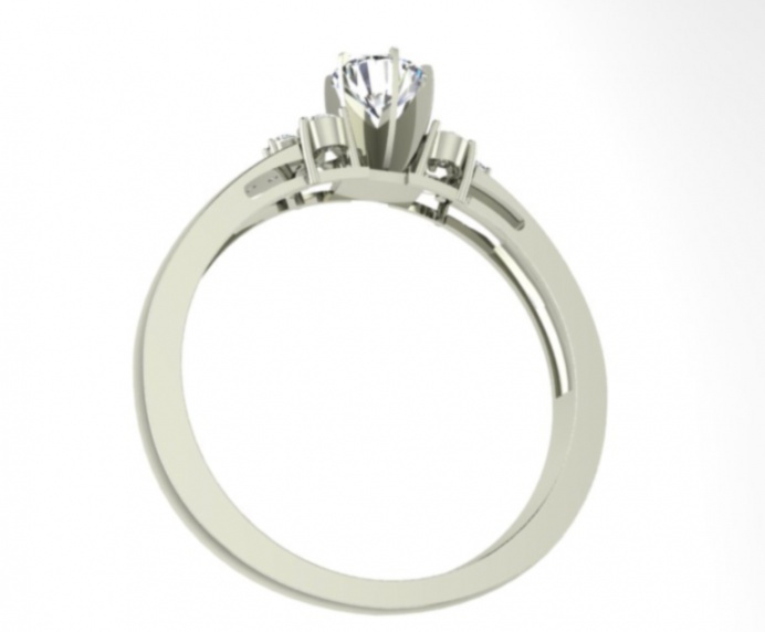 Igi 14k white gold diamond engagement ring 32609822 H3