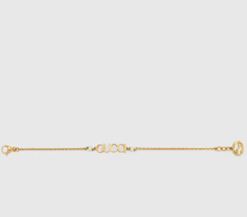 Gucci Pearls letter 776777 I4620 8078 Bracelet