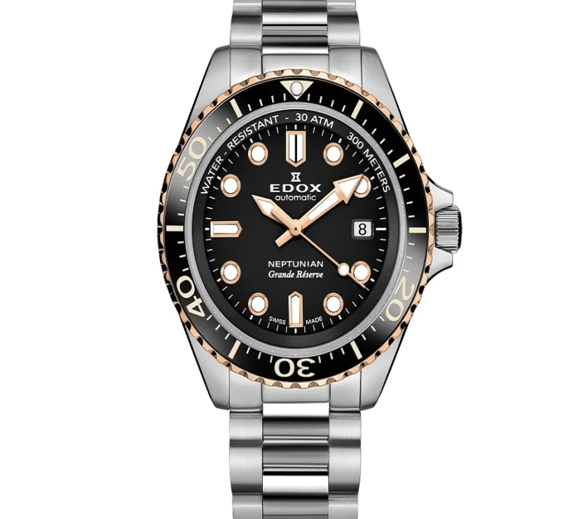 EDOX NEPTUNIAN GRANDE RÉSERVE DATE AUTOMATIC